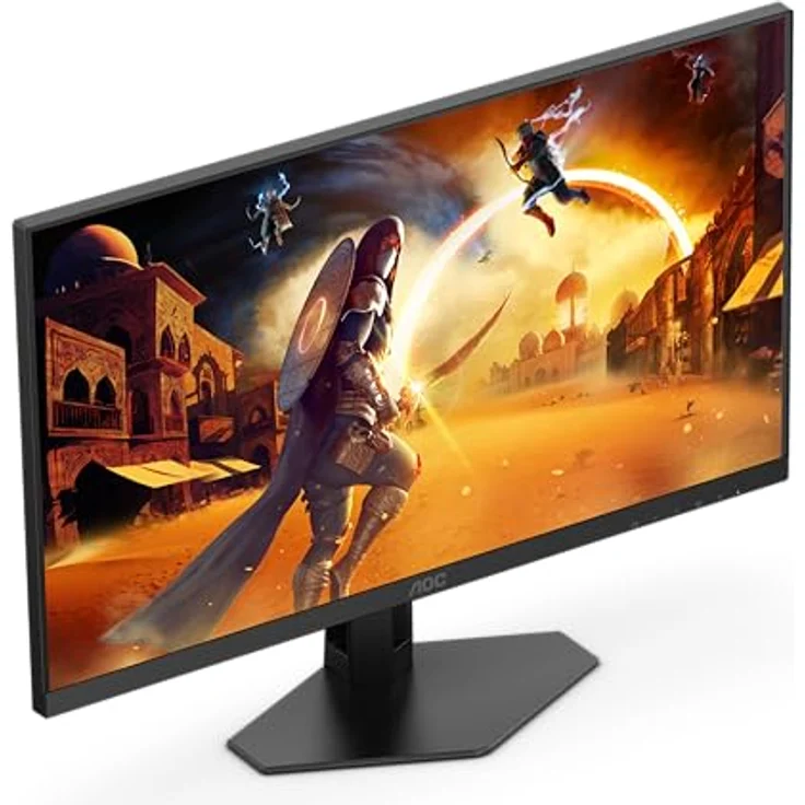 AOC Gaming 24G4XE - 24 Zoll FHD Monitor, 180 Hz, 1 ms, FreeSync Prem., G-Sync comp., HDR10 (1920x1080, HDMI, DisplayPort) schwarz, blickwinkelstabiles IPS Panel, mattes Display, Headphone out – Bild 1