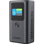 CHOETECH B702 Powerbank 20000mAh, PD100W, 2C1A, Grau, mit TFT-Display für schnelles Laden mehrerer Geräte
