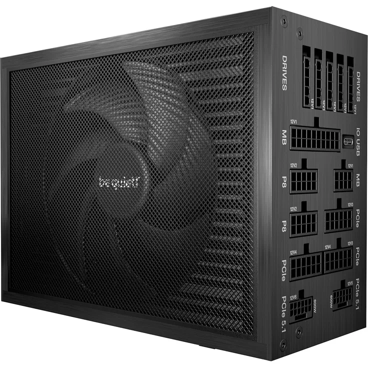 be quiet! DARK POWER PRO 14 IO 1600W, PC-Netzteil mit 80 PLUS Titanium, modularer Kabelmanagement, ATX 12V Version 3.1