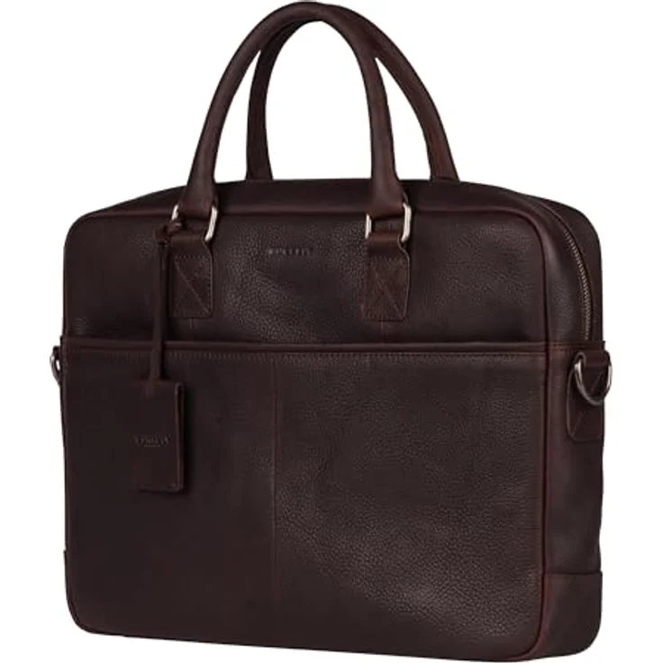 Burkely Antique Avery Aktentasche, 40 cm Leder mit Laptopfach, braun – Bild 3