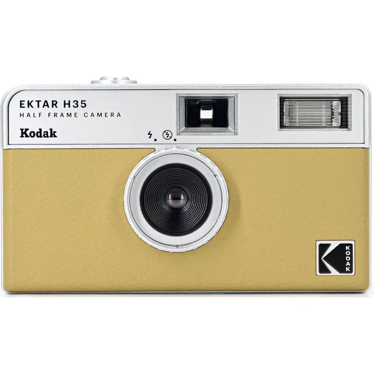 Kodak EKTAR H35 Sand Kompaktkamera, Halbbildkamera zur Reduzierung von Filmverbrauch und Kosten – Bild 1
