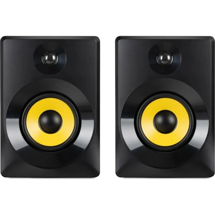 McGrey MM-550BT Multimedia Aktiv Lautsprecher Paar - 2.0 Regallautsprecher mit Bluetooth und 50W Leistung - Ideal für Schreibtisch, Gaming, Studio - Schwarz – Bild 4