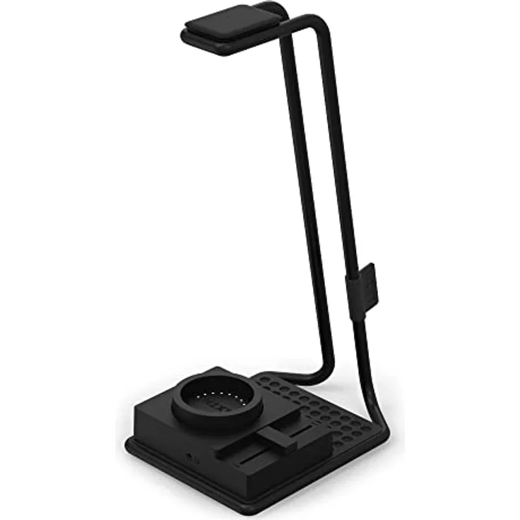 NZXT Relay SwitchMix PC-Gaming-Headset Ständer und Audiomixer – AP-USMSM-B1 - Nahtloses Umschalten zwischen Headset- und Lautsprecheraudio – Mixer in Studioqualität – Schwarz