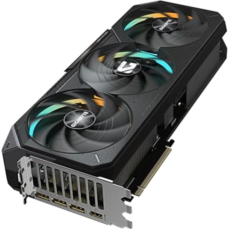 Gigabyte GeForce RTX 5070 Ti Gaming OC 16G Grafikkarte - 16GB GDDR7, 256 Bit, PCI-E 5.0, 2588 MHz Core Clock, RGB Halo, Dual BIOS, GV-N507TGAMING OC-16GD – Bild 4