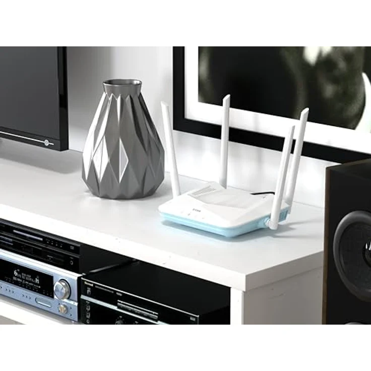 D-Link R15 Smart AX1500, WLAN-Router mit Wi-Fi 6, 1xWAN, 3xLAN, weiss, bis zu 128 Geräte, KI-optimierte Netzwerkleistung, WPA3-Sicherheit – Bild 6