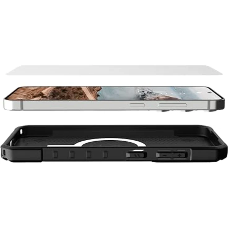 URBAN ARMOR GEAR Tempered Glass Displayschutz-Glas Samsung Galaxy S25 Plus, Zweifach gehärtetes Glas, Anti-Fingerabdruck, Plus klar – Bild 4