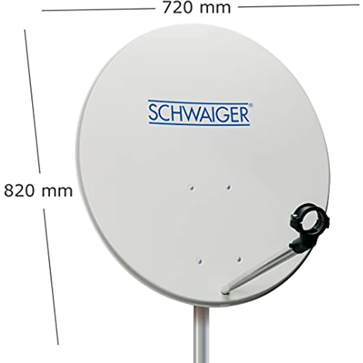 Schwaiger SPI992011 Stahl-Spiegel 80 cm – Bild 2