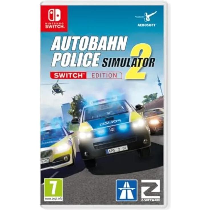 Nintendo Autobahn Police Simulator 2 (Nintendo Switch) - Living Police Station, aufwendig erzählte Geschichte, Tech-Baum mit Upgrades.