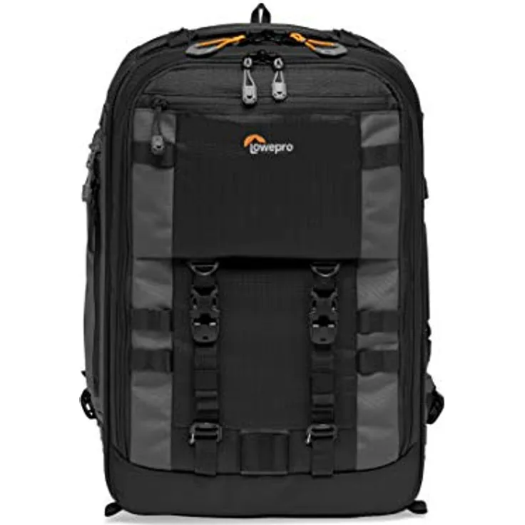 Lowepro Pro Trekker BP 350 AW II,Outdoor Camera Bag,Camera Backpack with Recycled Fabric,Fits 15” Laptop or Tablet,MaxFit Dividers,Weatherproof Cover, Mirrorless or DSLR Camera Case,Black or Dark Grey