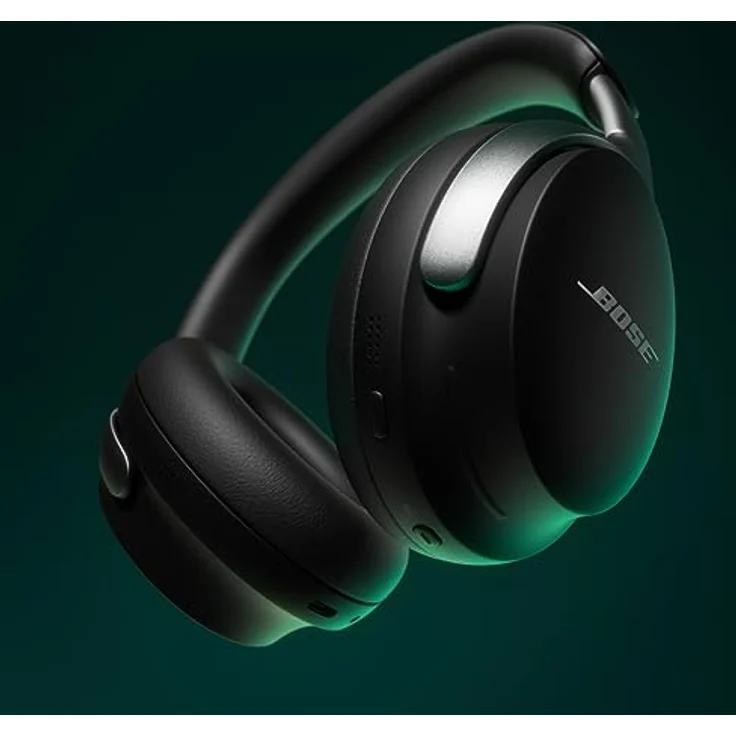 Bose QuietComfort Ultra Kabellose Kopfhörer mit Noise-Cancelling für räumlichen Klang, Over-Ear-Kopfhörer mit Mikrofon, Bis zu 24 Stunden Akkulaufzeit, Kopfhörer mit Raumklang, Schwarz – Bild 2
