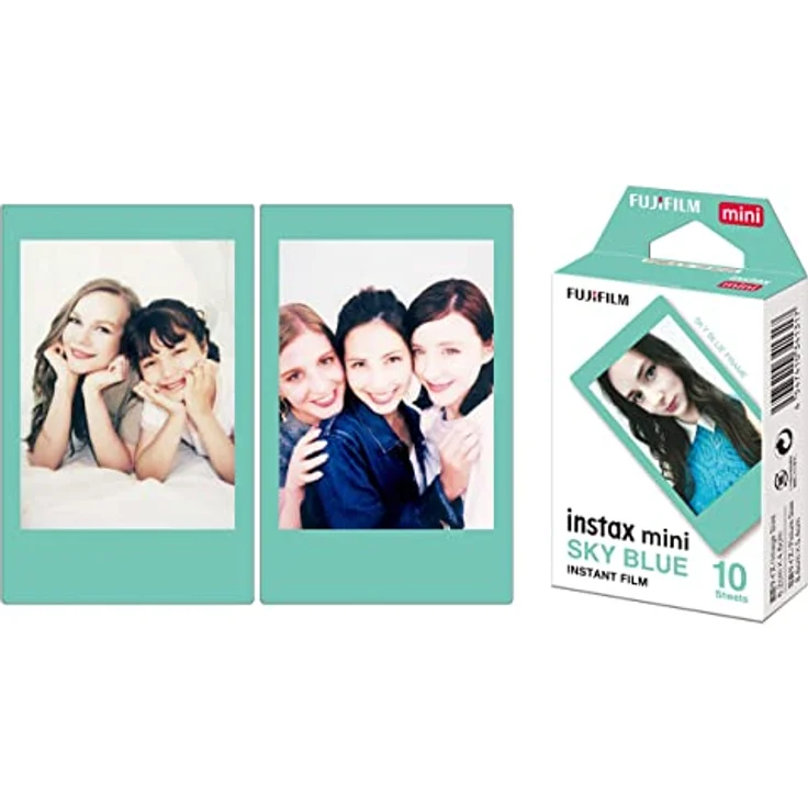 Fujifilm Instax Mini Instant Film, Blau, Einzelpackung – Bild 6