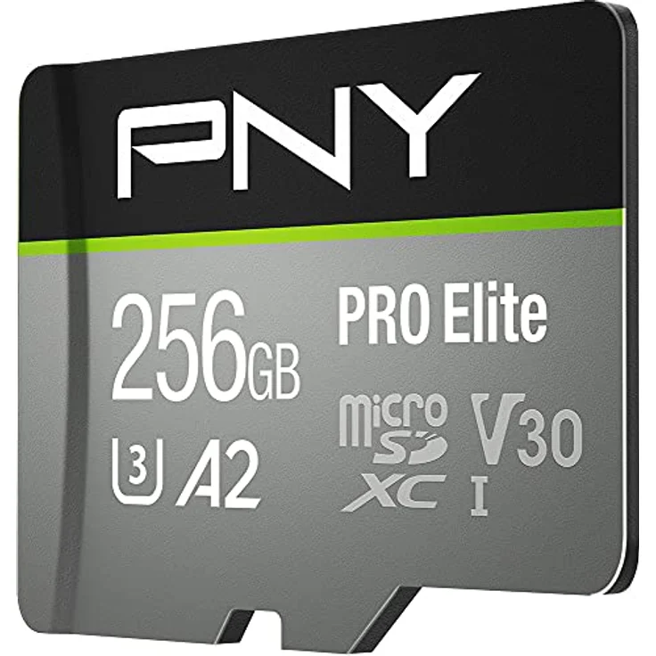 PNY PRO Elite - Flash-Speicherkarte - 256 GB - A2 - Video Class V30 - UHS-I U3 - Class10 - microSDXC UHS-I (P-SDU256V32100PRO-GE) – Bild 2