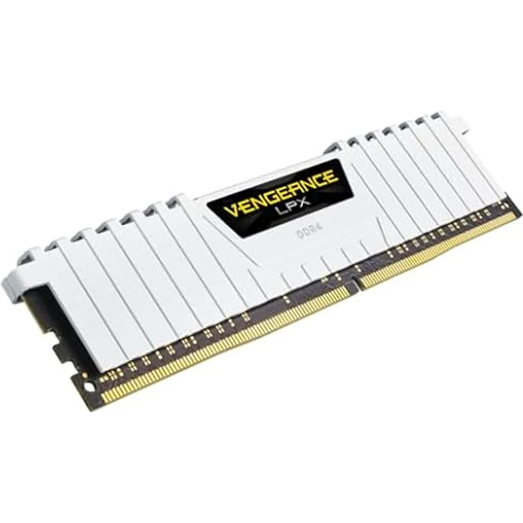 Corsair Vengeance LPX 16GB (2x8GB) DDR4 2666MHz C16 XMP 2.0 High Performance Desktop Arbeitsspeicher Kit, Weiß – Bild 2