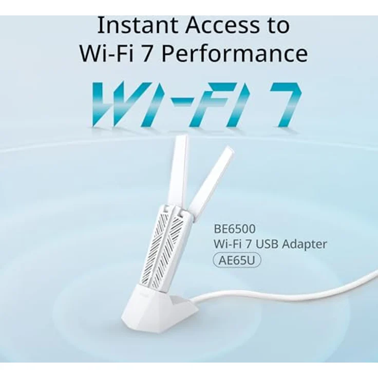 D-Link AE65U USB Adapter BE6500, Wi-Fi 7 WLAN Stick mit 6500 Mbit/s, Tri-Band, weiß – Bild 2