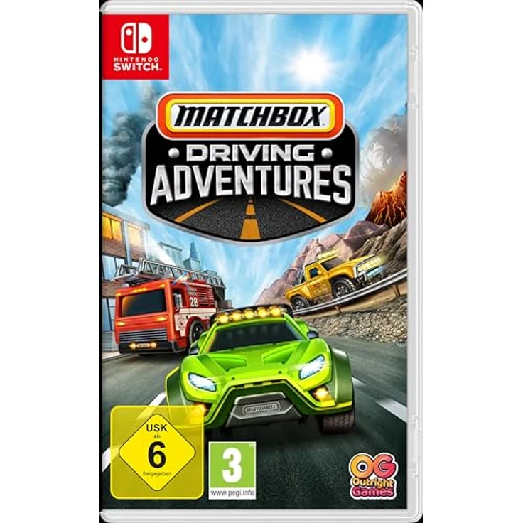 BANDAI NAMCO Entertainment Germany Matchbox Driving Adventures [Nintendo Switch], Spannende Fahrabenteuer in 6 Umgebungen und 14 Strecken - Preisvergleich – Bild 1