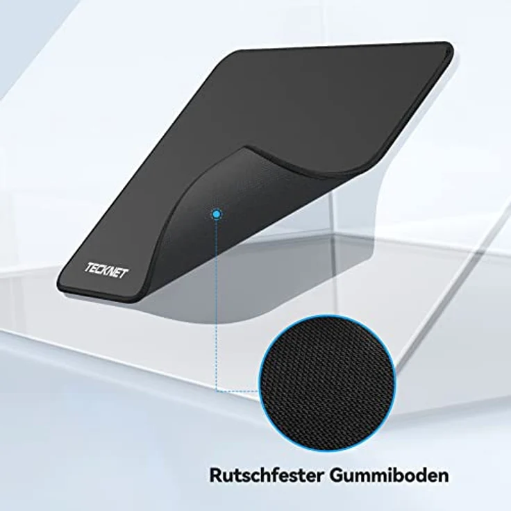 TeckNet L G101 Mauspad Gaming, 320 x 250 x 2 mm, rutschfester Gummi-, kompatibel mit Laser und Optischer – Bild 3