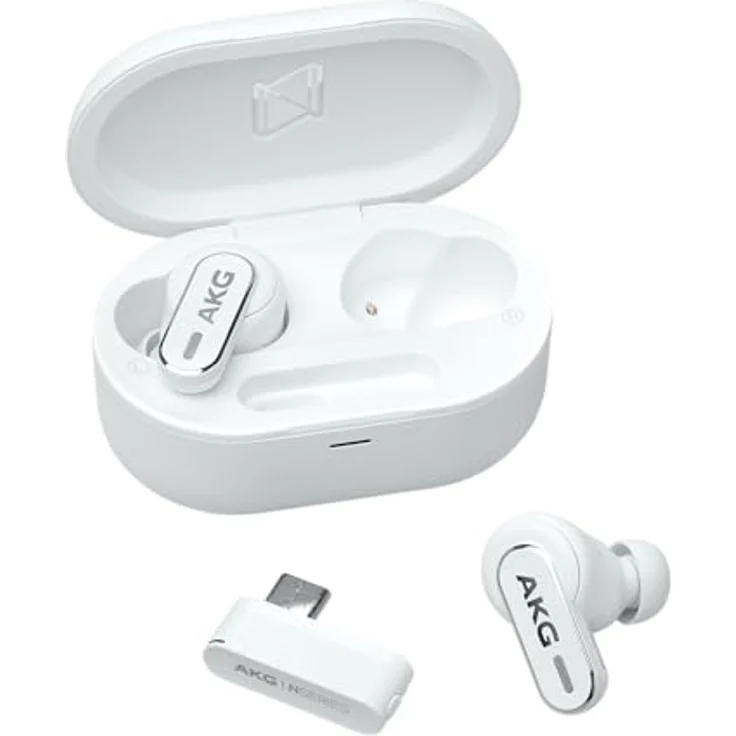 AKG N5 Hybrid Kabellose Noise-Cancelling In-Ear-Kopfhörer weiß – Bild 4