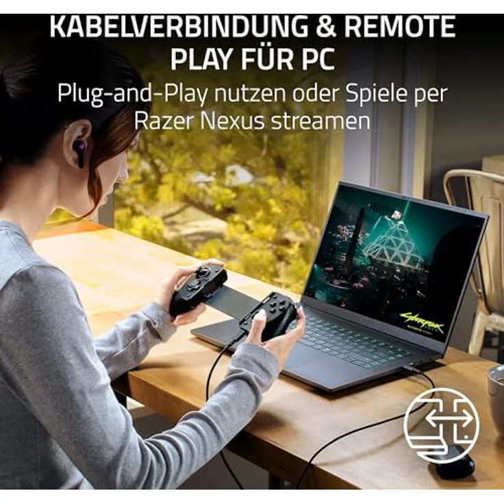 Razer Kishi V3, Gaming Controller für Android, iOS und Windows, Fullsize, Weiss mit präzisen Analogsticks und hinteren Mausklick-Tasten – Bild 6