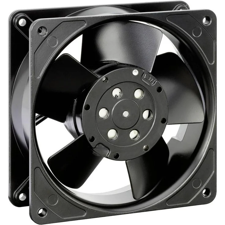 Papst Axiallüfter 230 V/AC, PC Lüfter, 180 m³/h, max. 3100 U/min, schwarz
