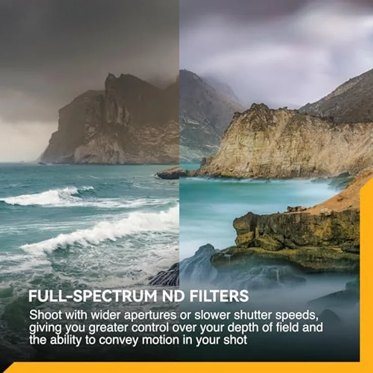 NiSi JetMag Pro MAXMAG FS ND64, Hochwertiger Graufilter mit 6 Blendenstufen für Foto- und Videoanwendungen – Bild 5