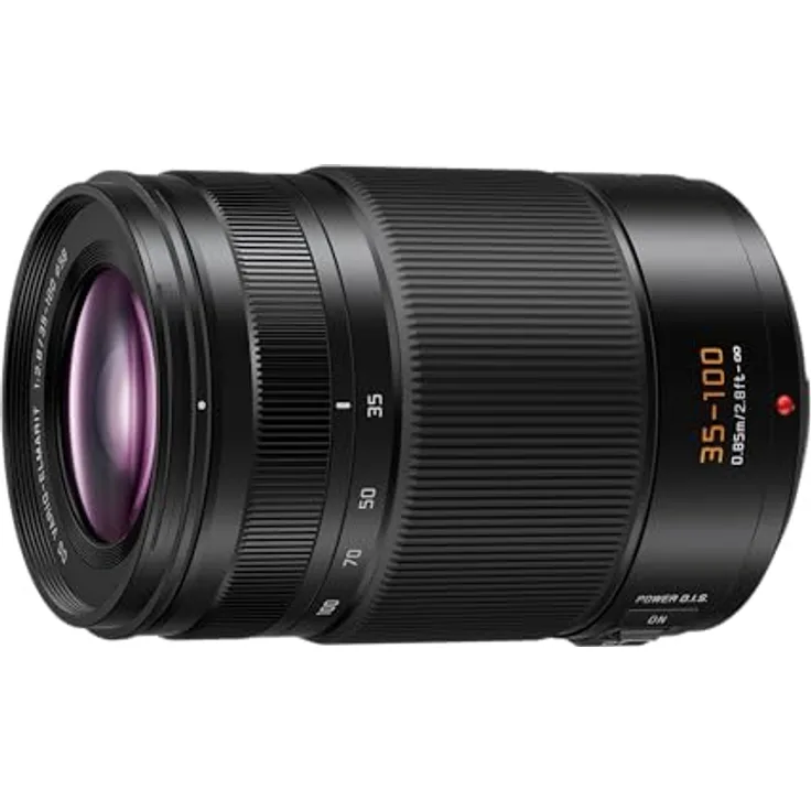 Panasonic Leica DG Vario-Elmar 35-100 mm / F2.8 POWER O.I.S, Telezoom-Objektiv mit Bildstabilisator, Schwarz