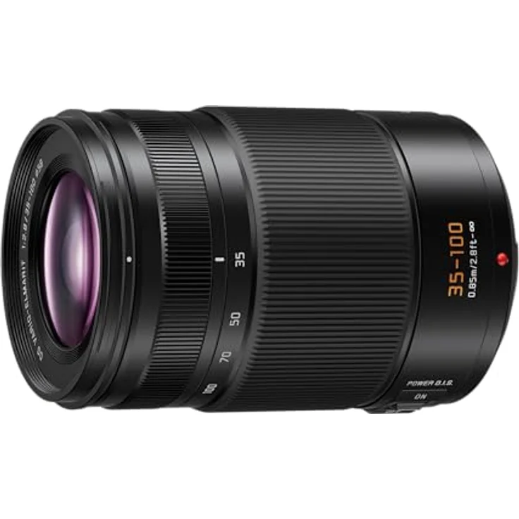 Panasonic Leica DG Vario-Elmar 35-100 mm / F2.8 POWER O.I.S, Telezoom-Objektiv mit Bildstabilisator, Schwarz – Bild 1