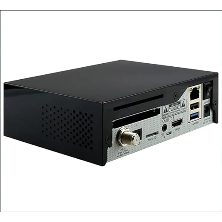 ab Pulse AB Pulse 4K Mini-UHD-Satellitenempfänger DVB-S2X-Tuner, Linux E2, Ultra HD 2160p, H.265, HDR10, 1 GB RAM und 8 GB Flash, USB 2.0 und 3.0, HDMI, CI, CA-Kartenleser, MicroSD-Steckplatz, LAN , – Bild 3