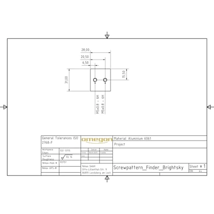 Omegon Brightsky ED-APO 22x70 Fernglas, 90° Einblick, wasserdicht, leichtes Magnesium-Gehäuse, wechselbare Okulare – Bild 8