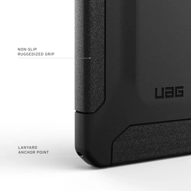 URBAN ARMOR GEAR Scout Case Samsung Galaxy A56 5G Hülle Sturzfest nach Militärstandard, Displayschutz, schwarz – Bild 4