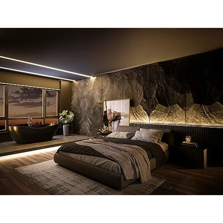 Ledvance SMART+ WIFI FLEX 3M LED-Streifen, weiß, 15W, 350lm, dimmbar, dynamisches Magic-RGB Lichteffekt, individuelle Lichtfarbenwahl, App-steuerbar, lange Lebensdauer, einfache Montage, IP20 – Bild 3