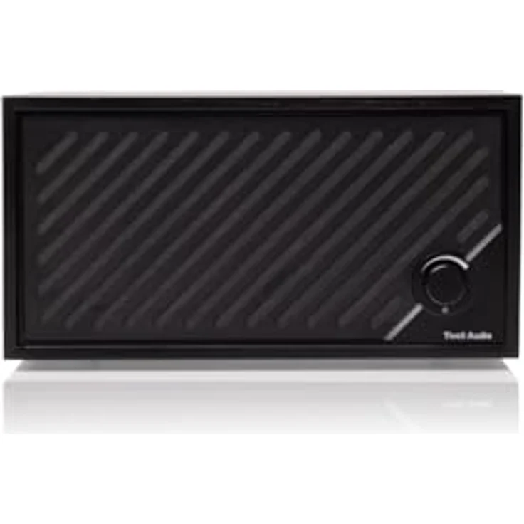 Tivoli Audio Model Three Bluetooth UKW-/MW-Radiowecker (Schwarz / Silber) - AM/FM-Radio mit Bluetooth, 3,5-mm-AUX-Eingang, Wecker mit Sleep-Timer und USB-Aufladung – Bild 1