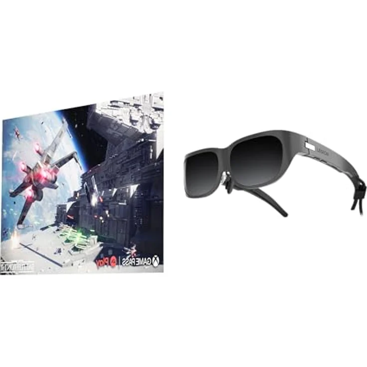 Lenovo Legion Glasses | Augmented-Reality-Brille | Stereo Audio | Micro OLED | 60Hz | Plug & Play | USB-C | schwarz – Bild 4