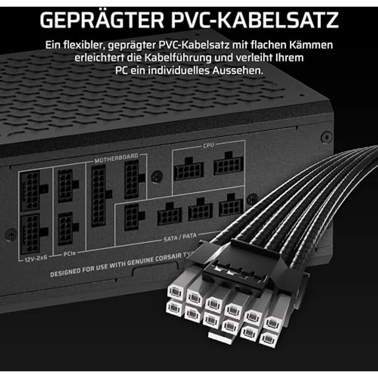Corsair HX1500i, 1500 W ATX-3.0 Netzteil mit 80-Plus-Platinum-Zertifizierung, Schwarz – Bild 9