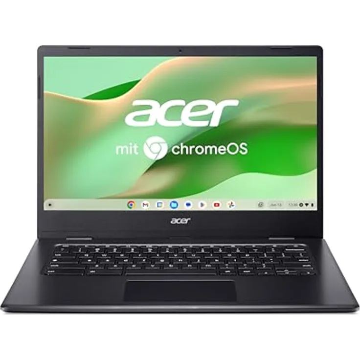 Acer Chromebook 314 (CBOA314-1H-C32M), 14" FHD Laptop mit Intel Celeron N4500, 4 GB RAM, 128 GB SSD, Intel UHD Graphics, QWERTZ-Tastatur, schwarz