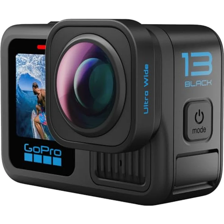 GOPRO HERO13 Black Ultra Wide Edition Action Kamera, 4K60, WLAN, Touchscreen, wasserdicht, HyperSmooth Stabilisierung – Bild 5