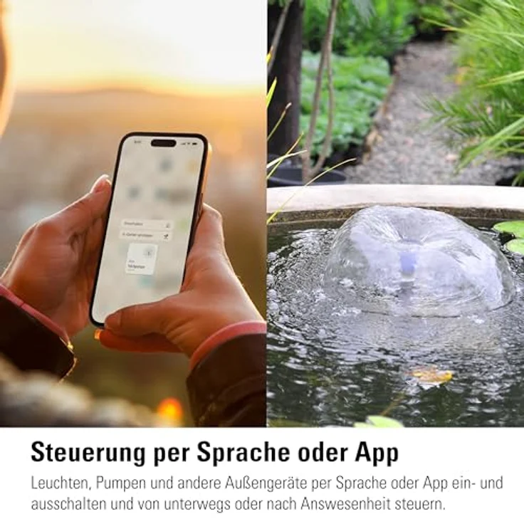Eve Energy Outdoor, Smart Plug für Außenbereich, Steuerung per App und Sprache, Matter und Thread Unterstützung, datenschutzfreundlich – Bild 5