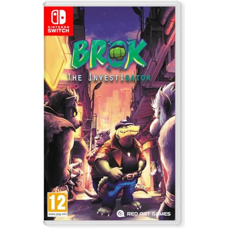 Red Art Games BROK The InvestiGator, Nintendo Switch Spiel mit Rätseln und Entscheidungsfindung, EU Import