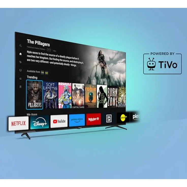 Sharp 24HE2745E, 24 Zoll Smart TV powered by TiVo, HDR Fernseher mit HD Auflösung und Triple-Tuner, LED TV – Bild 5