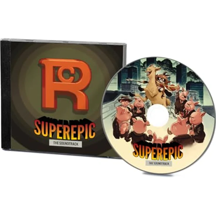 ININ SuperEpic: The Entertainment War - Special Limited Edition für Nintendo Switch, handgezeichnete Levels, Sammler-Box, Original-Soundtrack, Premium-Charakter-Pin-Set und Art-Booklet, weltweit limitiert auf 700 Exemplare – Bild 3