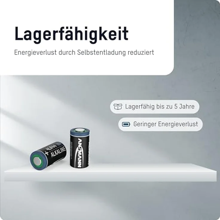 ANSMANN LR1 1,5V Alkaline Batterie - 8er Pack Lady N Batterien geeignet für Alarmanlagen, Heizungsthermostaten, Sensoren, Alarmanlagen & vieles mehr - Einwegbatterie – Bild 4