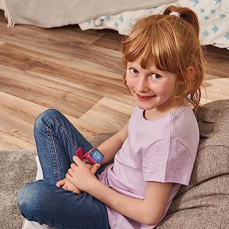 VTech KidiZoom Smart Watch MAX lila, Kinder-Smartwatch mit integrierter Kamera, Spiele und Schrittzähler – Bild 4