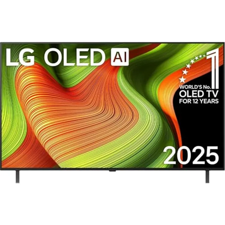 LG OLED55B59LA, 55 Zoll 4K OLED AI TV mit α8 Gen2 4K AI Prozessor, webOS 25, 120Hz und Dolby Vision