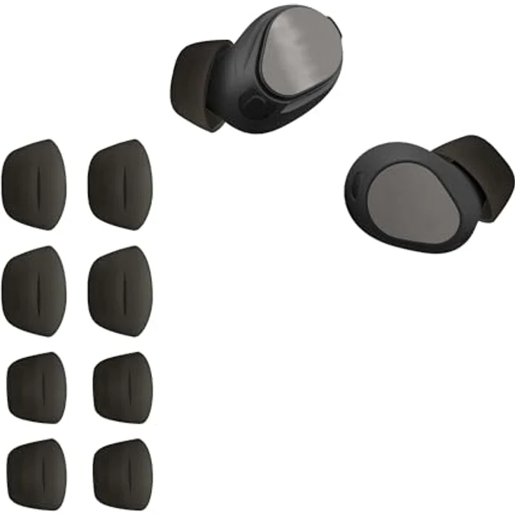 kwmobile 8x Ersatzpolster für Jabra Elite 10 / E10, Silikon Ohrstöpsel in 4 Größen für optimalen Tragekomfort – Bild 6