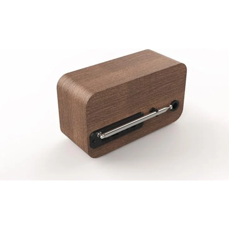 CGV BeBop FM, Tragbares Analogradio mit Bluetooth, Holzoptik, FM 87-108 MHz, MP3/WAV/WMA, 8 W, USB 2.0, Lithium-Ionen-Akku – Bild 3