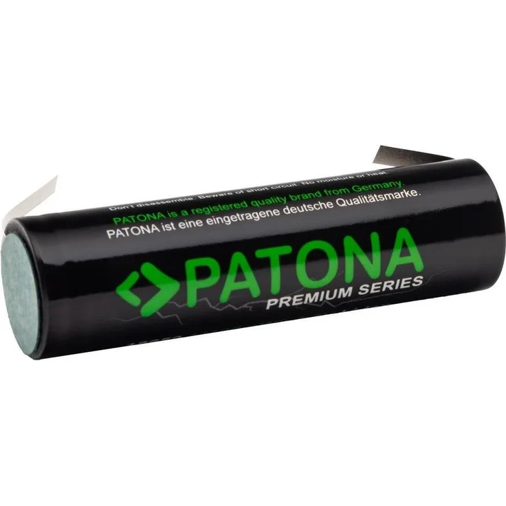 PATONA PREMIUM 18650 Li-Ion Akku, 3000mAh mit Tape-Pins zum Löten, 3,7 V