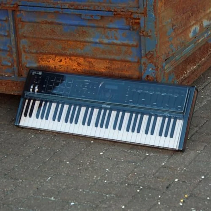 Decksaver Schutzhülle für Arturia Keylab 61 MK2 – Super-robuster Polycarbonat-Schutzdeckel in rauchklarer Farbe, hergestellt in Großbritannien – Bild 2