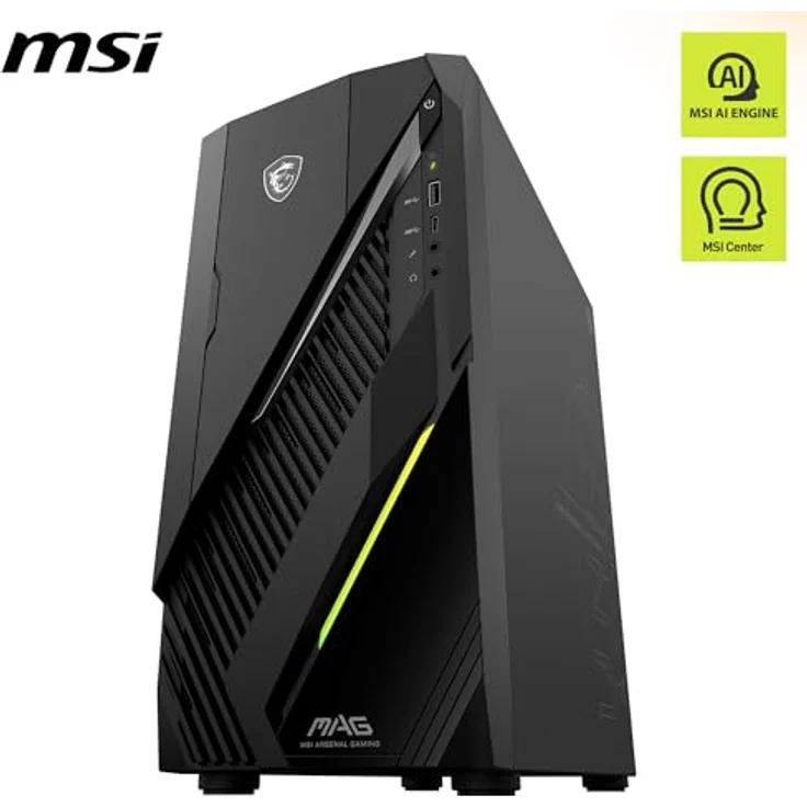 MSI MAG Infinite E1, Desktop-PC mit Intel Core i5-14400F, 16 GB RAM, 1 TB SSD, RTX 5060, Wi-Fi 6 und Bluetooth 5.3 – Bild 7