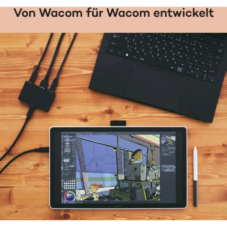 Wacom HDMI Converter Kit, Anschlusslösung für Wacom One 14 und Wacom Movink mit HDMI- und USB-Kabeln – Bild 6