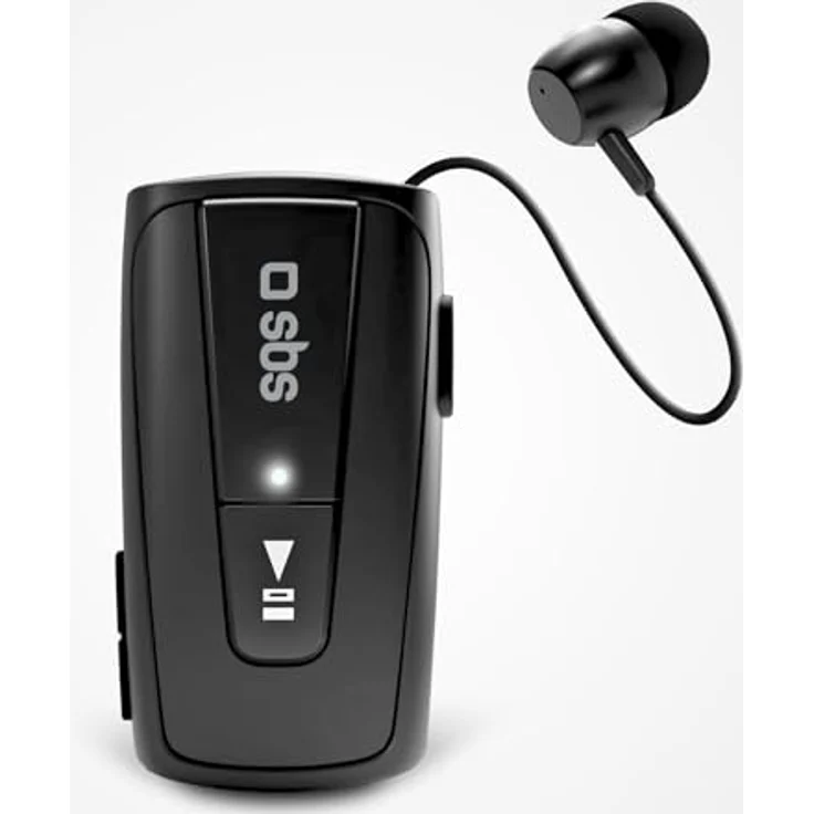 SBS Bluetooth Kopfhörer aufwickelbar Bluetooth Kopfhörer mit 7 Stunden Laufzeit, Multipoint-Technologie & Mikrofon Funkkopfhörer in schwarz für Apple iPhone Handy – Bild 3