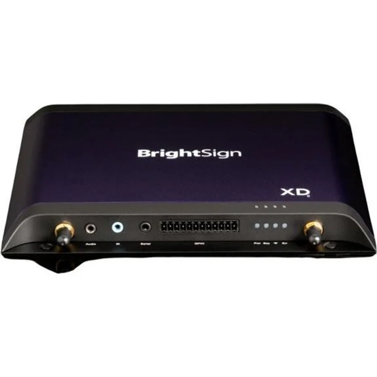 BrightSign XD1036, OS-fähiger Medienplayer mit Dual UHD Video Decoding, kompakt, lüfterlos, Violett